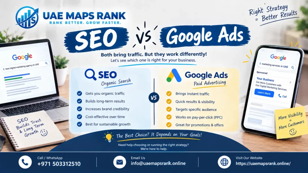 SEO vs Google Ads